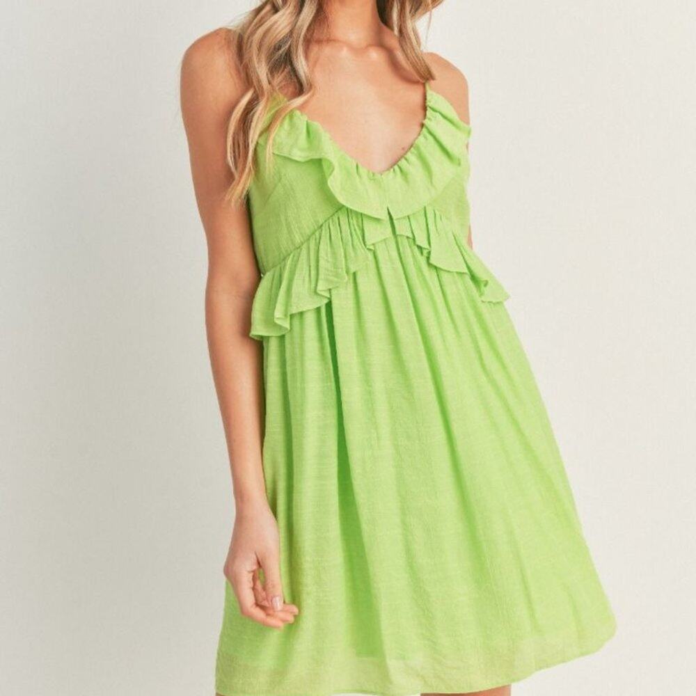 Alyse Ruffle Mini Dress - Picture 4 of 8